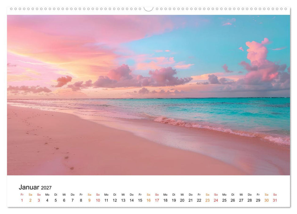 Maritim pur - Strandträume (CALVENDO Wandkalender 2027)