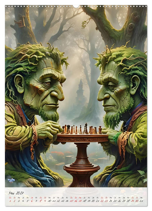 Schachzauber (CALVENDO Wandkalender 2027)