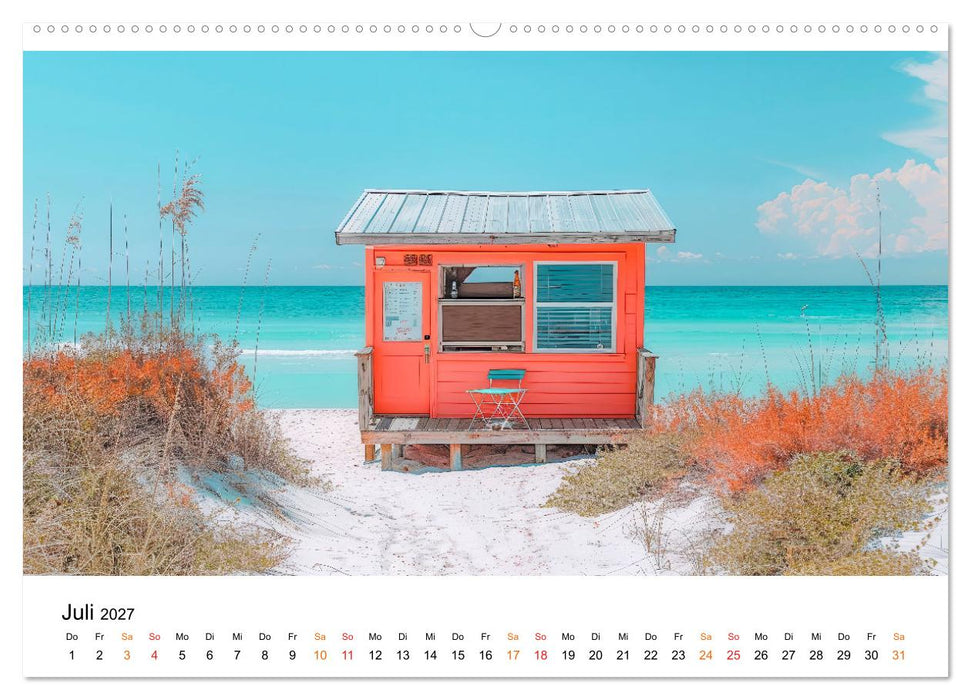 Maritim pur - Strandträume (CALVENDO Premium Wandkalender 2027)
