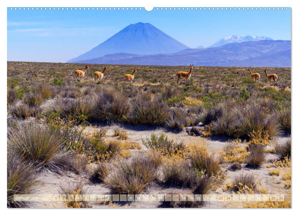 Bekanntes und Unbekanntes Peru (CALVENDO Premium Wandkalender 2027)
