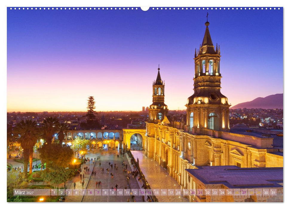 Bekanntes und Unbekanntes Peru (CALVENDO Premium Wandkalender 2027)