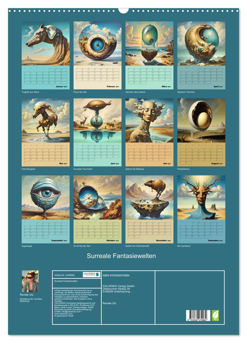 Surreale Fantasiewelten (CALVENDO Wandkalender 2027)