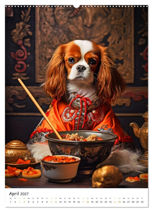 Hunde & Ramen - Ein Jahr voller Genuss und Freude (CALVENDO Wandkalender 2027)