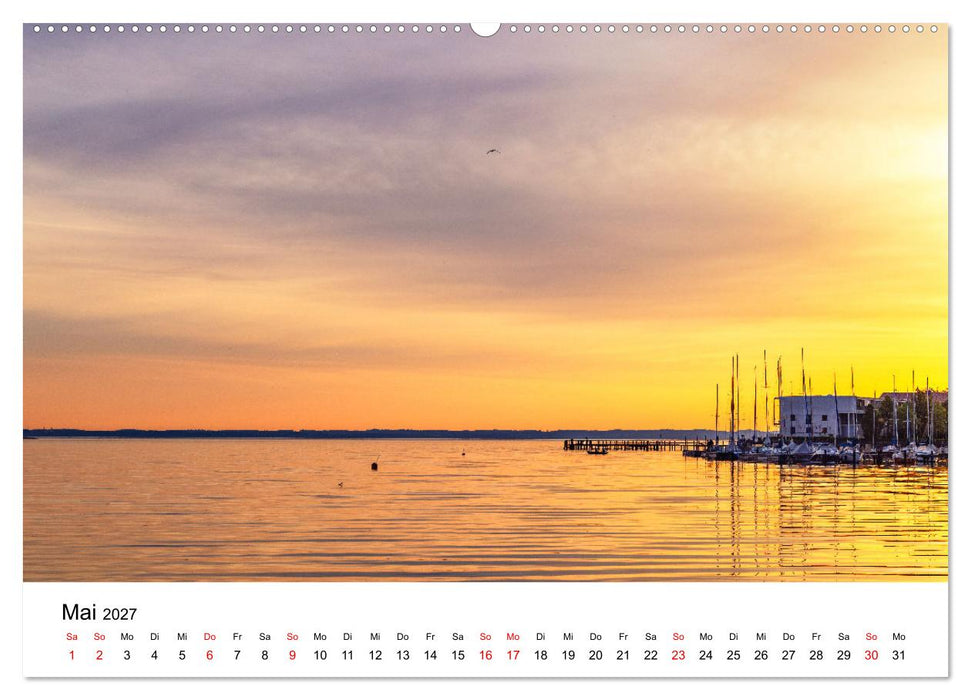 Traumhafter Chiemsee - eine kalendarische Reise (CALVENDO Wandkalender 2027)