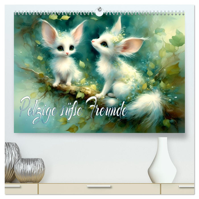 Pelzige süße Freunde (CALVENDO Premium Wandkalender 2027)