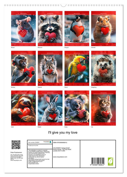 I'll give you my love (CALVENDO Premium-Calendar 2027)