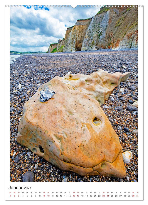 Steilküsten mit Tiefblick, Bretagne und Normandie (CALVENDO Wandkalender 2027)