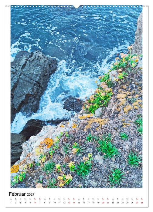 Steilküsten mit Tiefblick, Bretagne und Normandie (CALVENDO Wandkalender 2027)