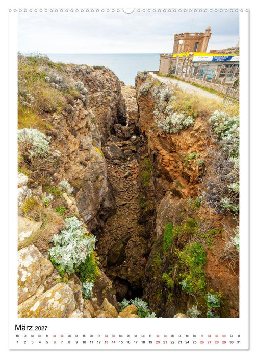 Steilküsten mit Tiefblick, Bretagne und Normandie (CALVENDO Wandkalender 2027)