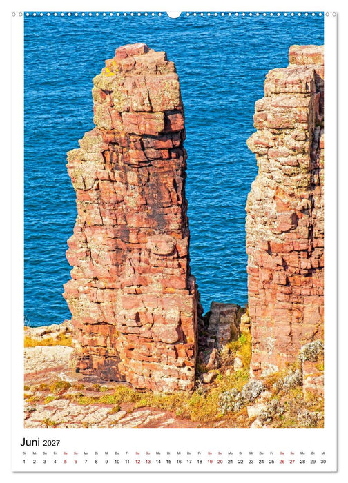 Steilküsten mit Tiefblick, Bretagne und Normandie (CALVENDO Wandkalender 2027)