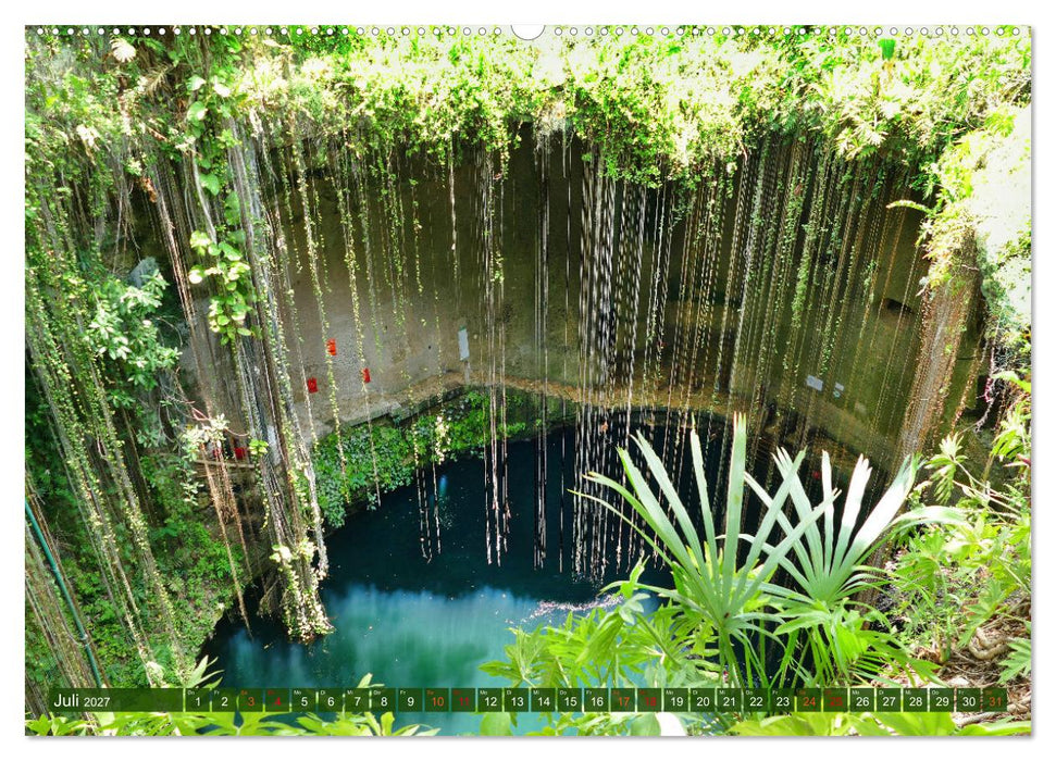 Geheimnisvolle Orte Yucatán (CALVENDO Premium Wandkalender 2027)