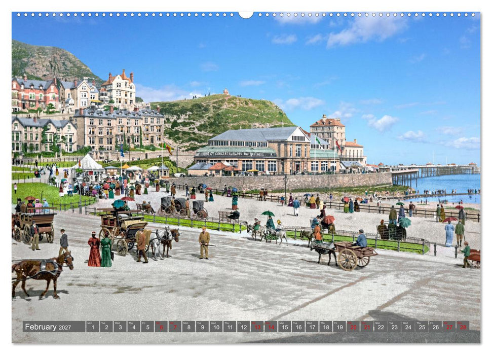 Wales around 1900 - photos restored and colourised (CALVENDO Premium-Calendar 2027)