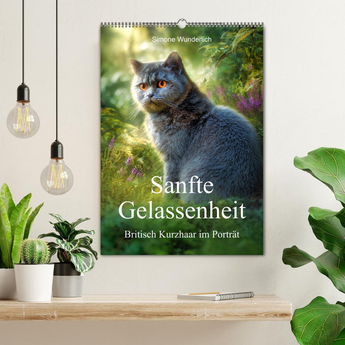 Sanfte Gelassenheit - Britisch Kurzhaar im Porträt (CALVENDO Wandkalender 2027)