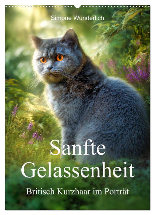 Sanfte Gelassenheit - Britisch Kurzhaar im Porträt (CALVENDO Wandkalender 2027)