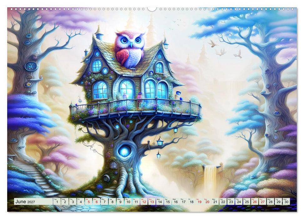 Treehouse fantasies (CALVENDO Monthly Calendar 2027)