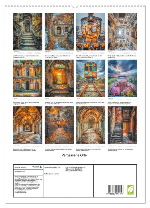 Vergessene Orte (CALVENDO Premium Wandkalender 2027)