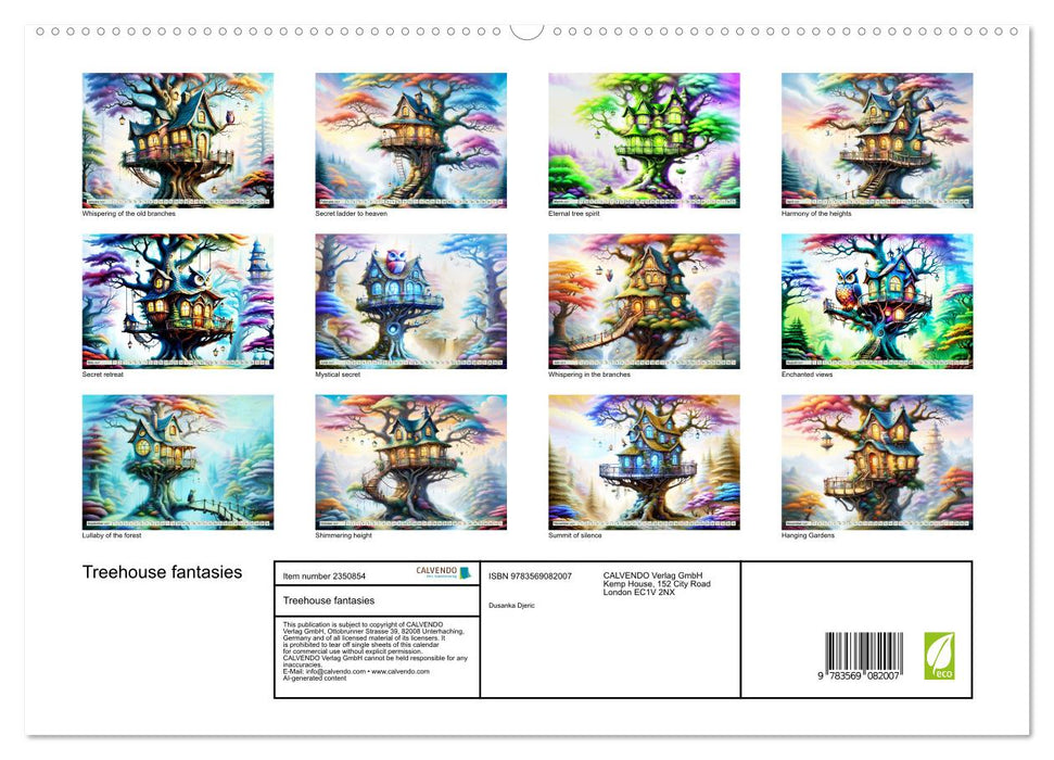 Treehouse fantasies (CALVENDO Premium-Calendar 2027)