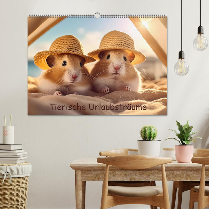 Tierische Urlaubsträume (CALVENDO Wandkalender 2027)