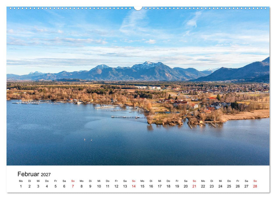 Traumhafter Chiemsee - eine kalendarische Reise (CALVENDO Premium Wandkalender 2027)