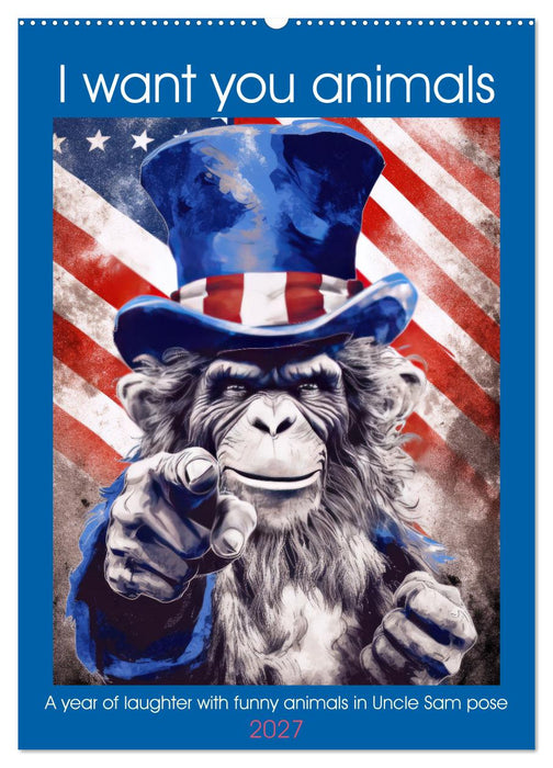 I want you animals (CALVENDO Monthly Calendar 2027)