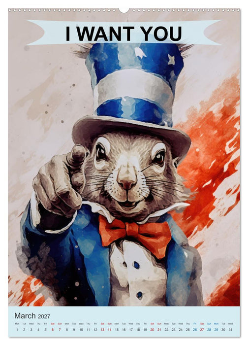I want you animals (CALVENDO Monthly Calendar 2027)