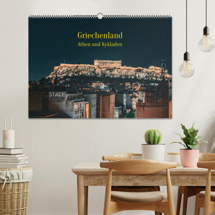 Griechenland - Athen und Kykladen (CALVENDO Wandkalender 2027)