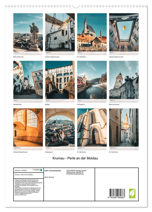 Krumau - Perle an der Moldau (CALVENDO Premium Wandkalender 2027)