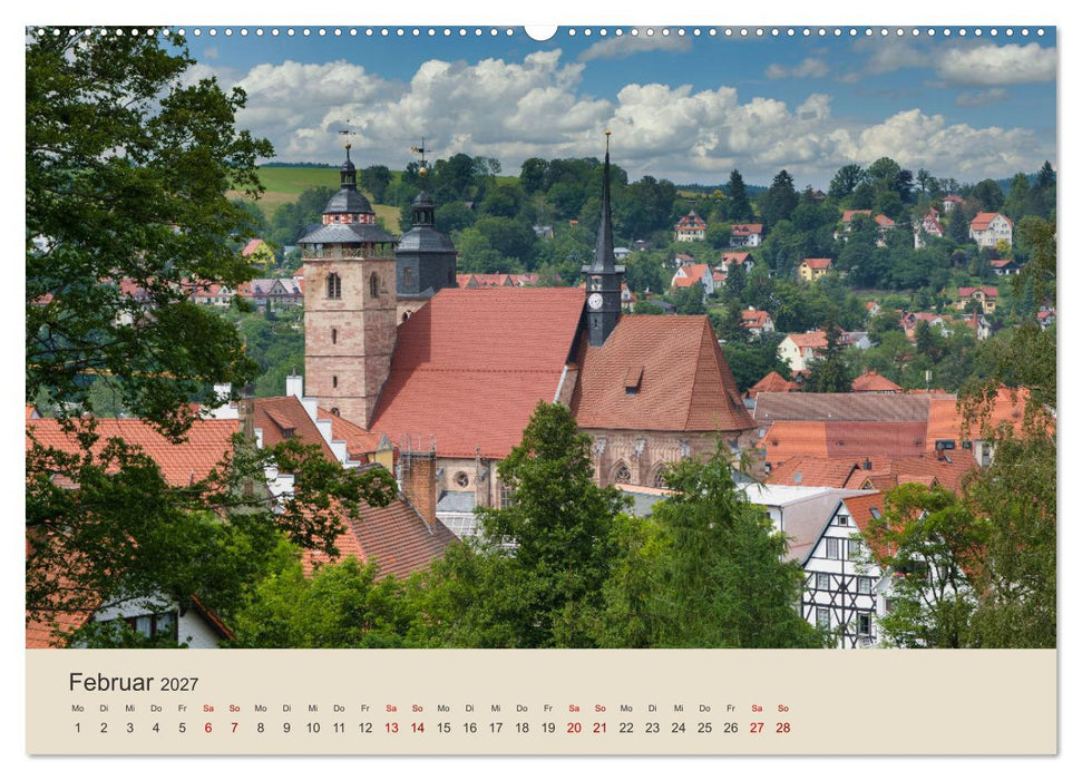 Sommer in Schmalkalden (CALVENDO Premium Wandkalender 2027)
