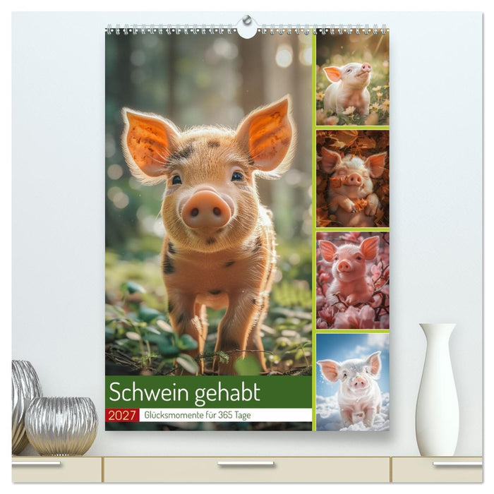 Schwein gehabt (CALVENDO Premium Wandkalender 2027)