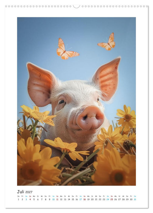 Schwein gehabt (CALVENDO Premium Wandkalender 2027)