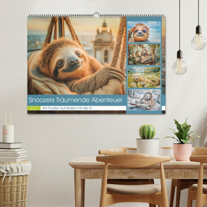 Snoozers Träumende Abenteuer (CALVENDO Wandkalender 2027)