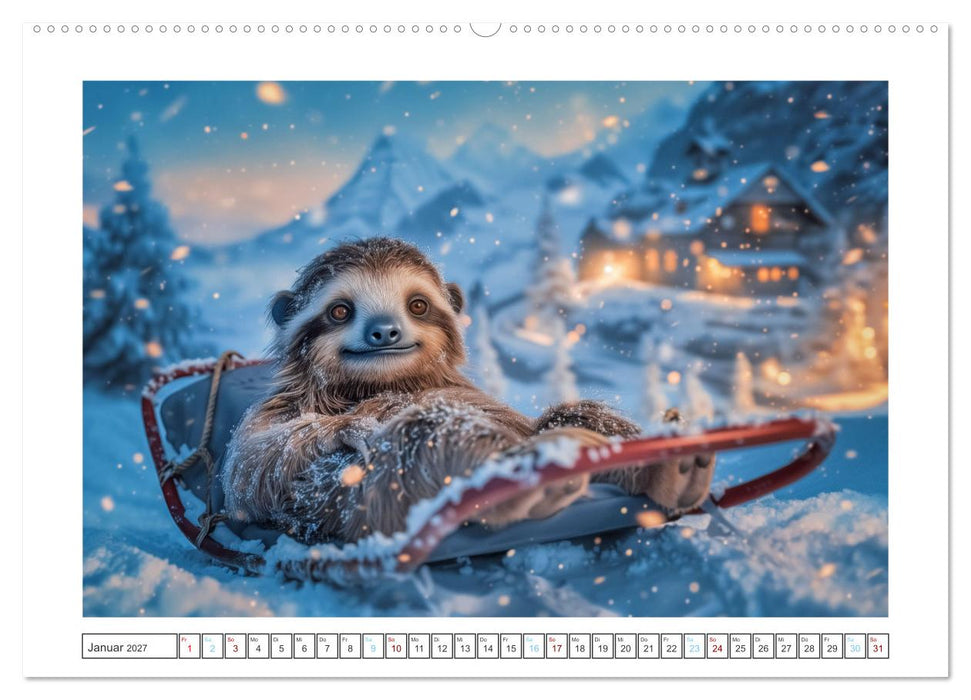 Snoozers Träumende Abenteuer (CALVENDO Wandkalender 2027)