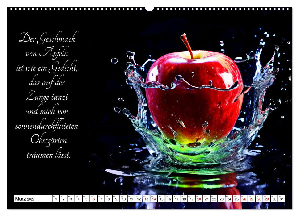 Fruchtige Geschmacks-Explosionen (CALVENDO Premium Wandkalender 2027)