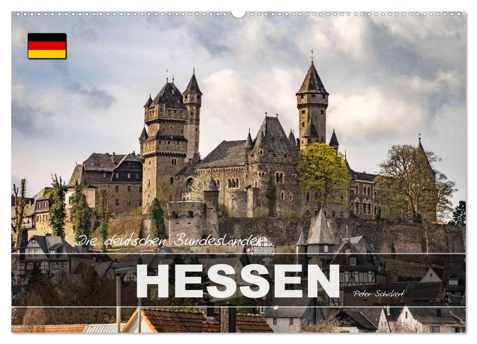 Die deutschen Bundesländer - Hessen (CALVENDO Wandkalender 2027)