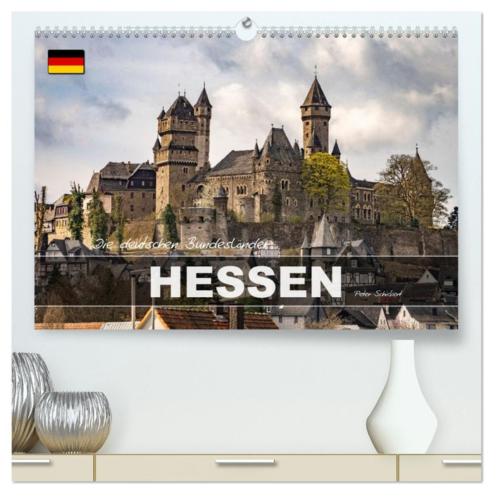 Die deutschen Bundesländer - Hessen (CALVENDO Premium Wandkalender 2027)