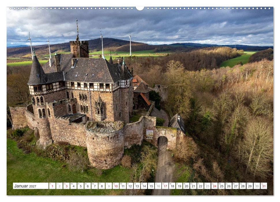 Die deutschen Bundesländer - Hessen (CALVENDO Premium Wandkalender 2027)