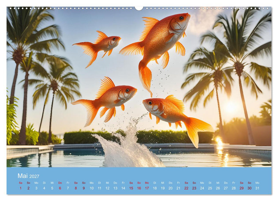 Tierische Urlaubsträume (CALVENDO Premium Wandkalender 2027)
