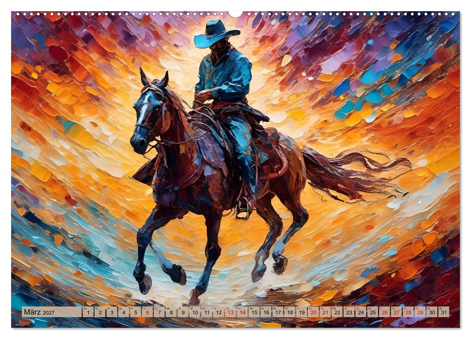 Wild West Moments (CALVENDO Wandkalender 2027)