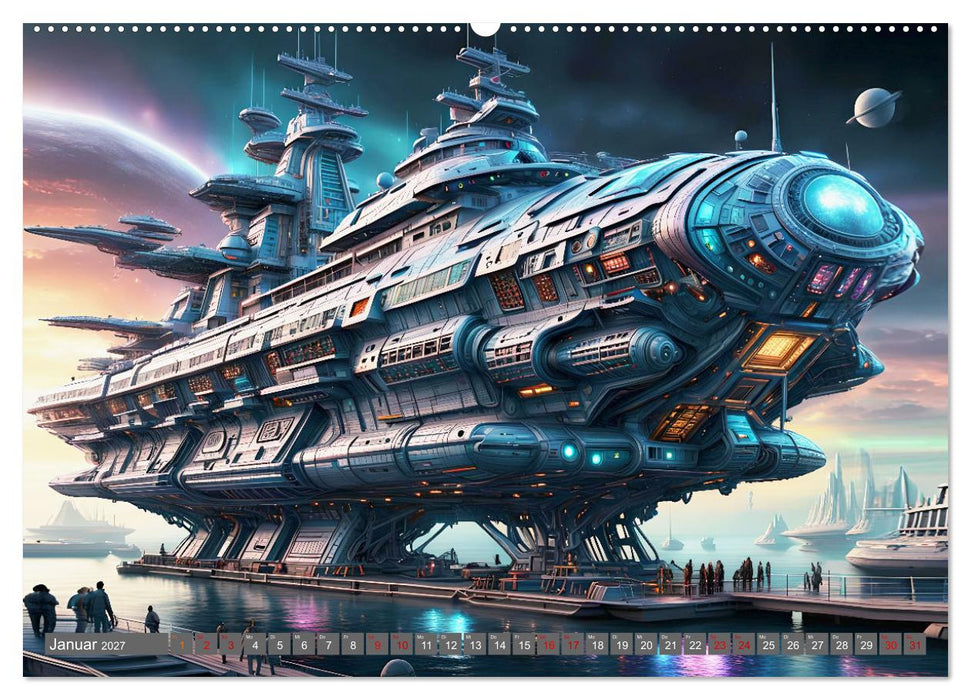 Kriegsschiffe Anbruch einer neuen Ära (CALVENDO Premium Wandkalender 2027)