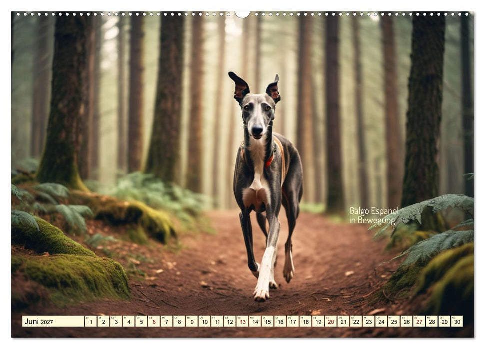 Windhunde im Portrait (CALVENDO Wandkalender 2027)