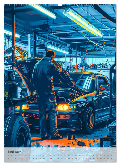 KFZ-Mechatroniker - Mein Traumberuf (CALVENDO Premium Wandkalender 2027)
