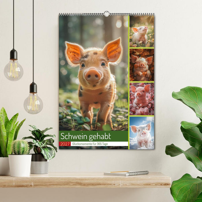 Schwein gehabt (CALVENDO Wandkalender 2027)