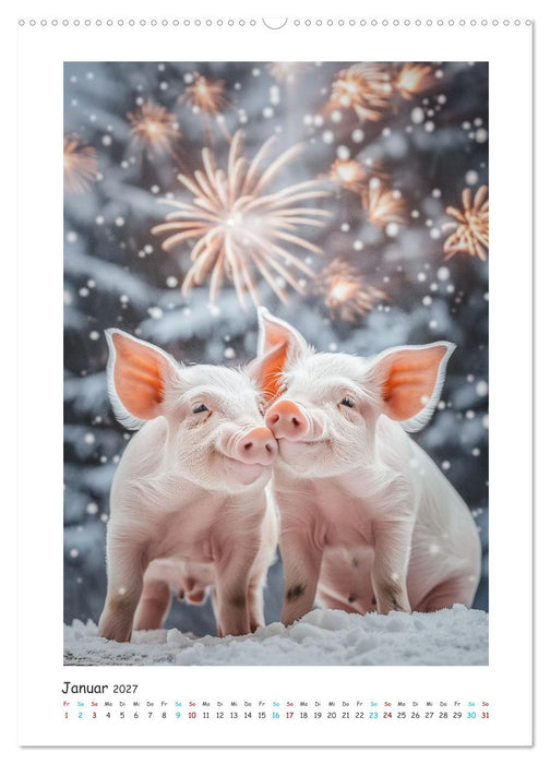 Schwein gehabt (CALVENDO Wandkalender 2027)