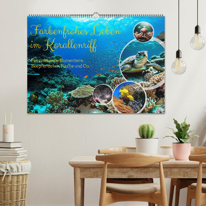 Farbenfrohes Leben im Korallenriff (CALVENDO Wandkalender 2027)