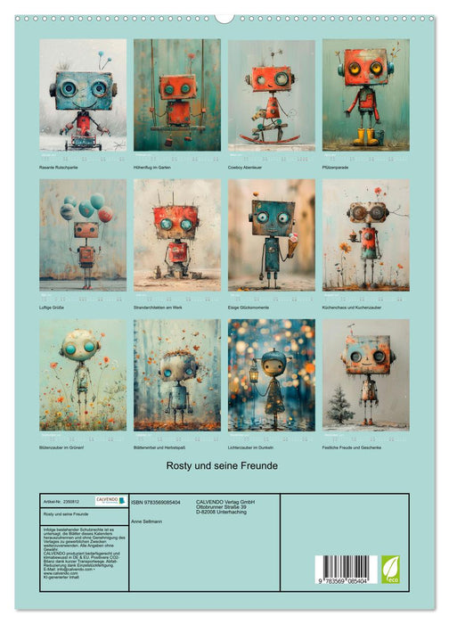 Rosty und seine Freunde (CALVENDO Premium Wandkalender 2027)