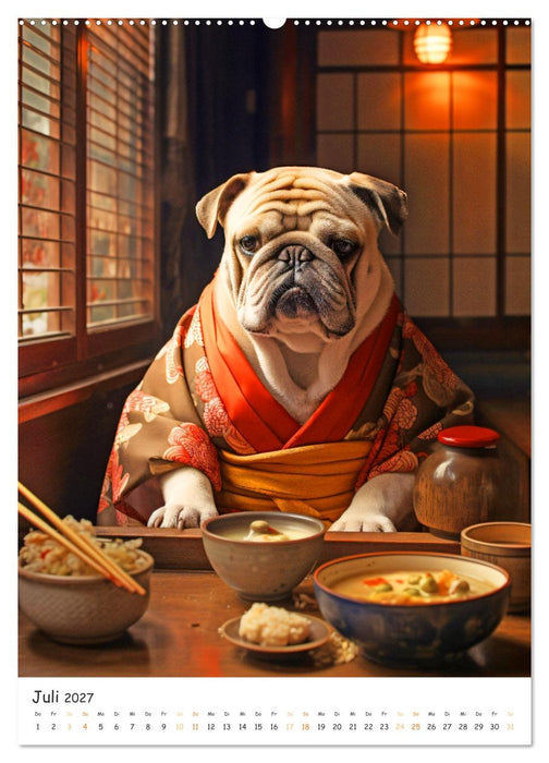 Hunde & Ramen - Ein Jahr voller Genuss und Freude (CALVENDO Premium Wandkalender 2027)
