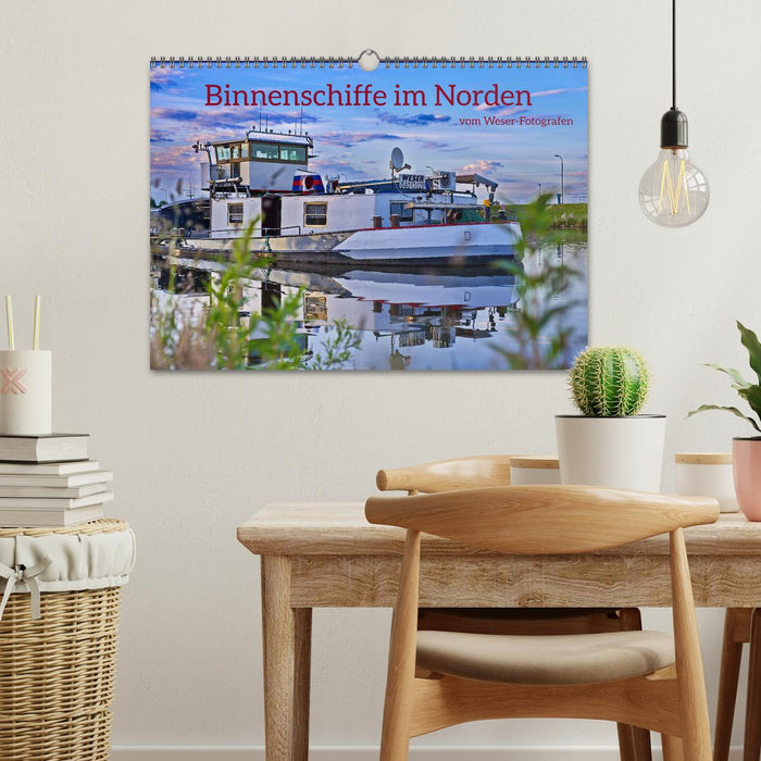 Binnenschiffe im Norden (CALVENDO Wandkalender 2027)