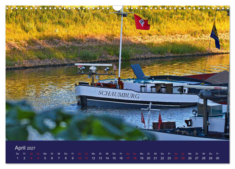 Binnenschiffe im Norden (CALVENDO Wandkalender 2027)