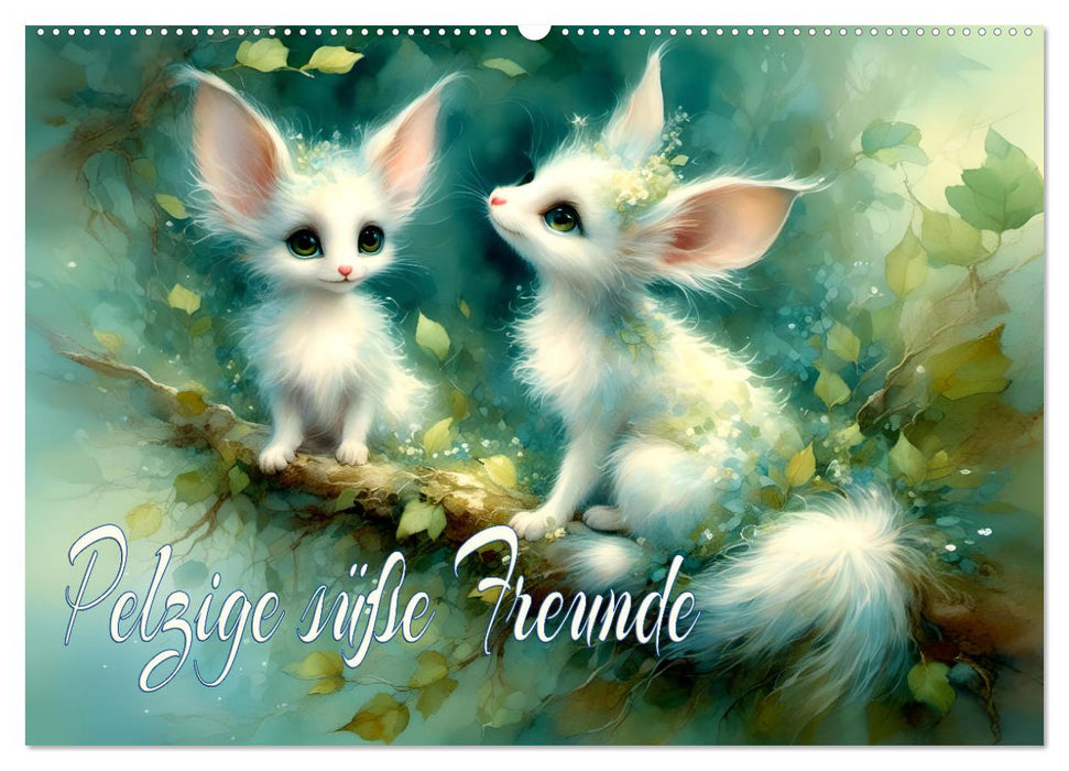 Pelzige süße Freunde (CALVENDO Wandkalender 2027)
