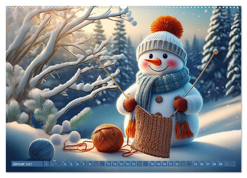 Stricken einmal anders (CALVENDO Premium Wandkalender 2027)
